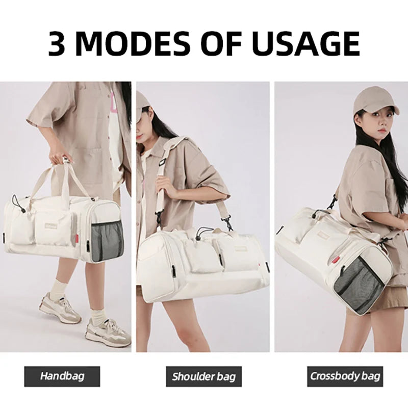 Man Bag Travel Gym Duffel Sports Yoga Bags for Women Fitness Outdoor Camping Hiking Trekking Handbag Large Luggage Storage Pack