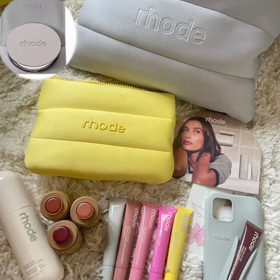 Makeup Mirror Storage Bag sun soak tan line Cheek Blush Summer Limited Edition Lemontini Lip Gloss mild Face Cream Glazing Milk