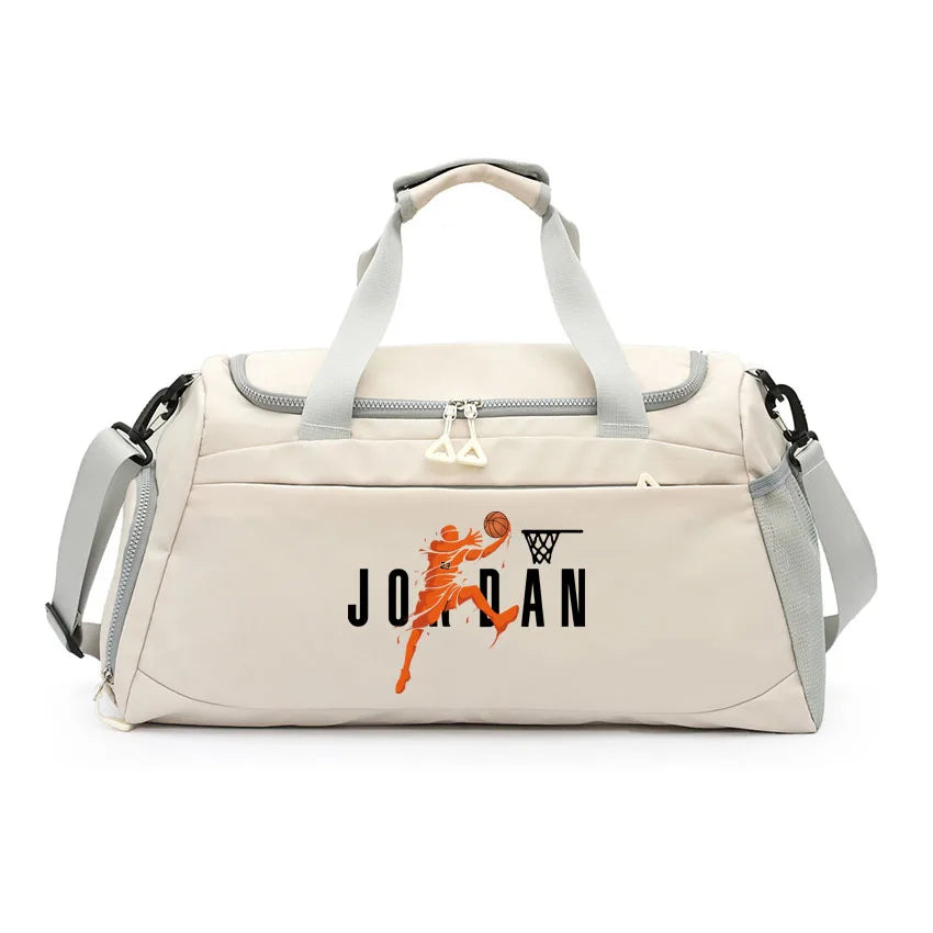 Dry Wet Separation Bags Basketball Yoga Sports Shoulder Handbags Waterproof Multifunctional Swimming  JOR Letter Printed Bag