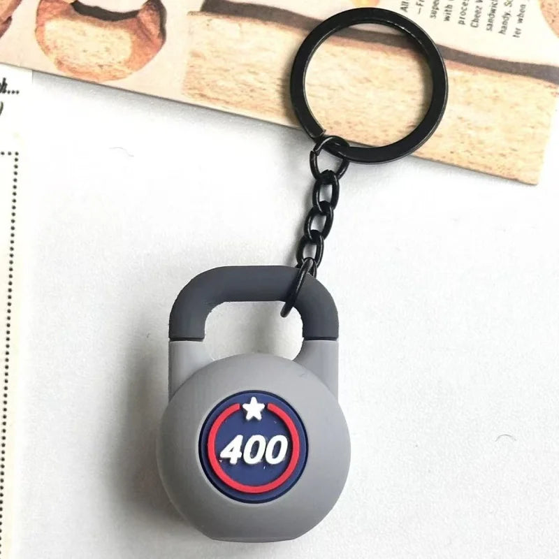 Creativity Weight Piece Barbell Keychain Gym Gifts for Gym Love Weight Piece Detachable Barbell Key Chain Charm Bag Pendant