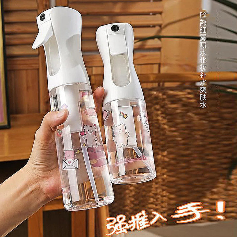 High Pressure Continuous Spray Bottle Hair Care Makeup Water Replenishing Spray Bottle Separate Bottle Press Mist Spray Bottle