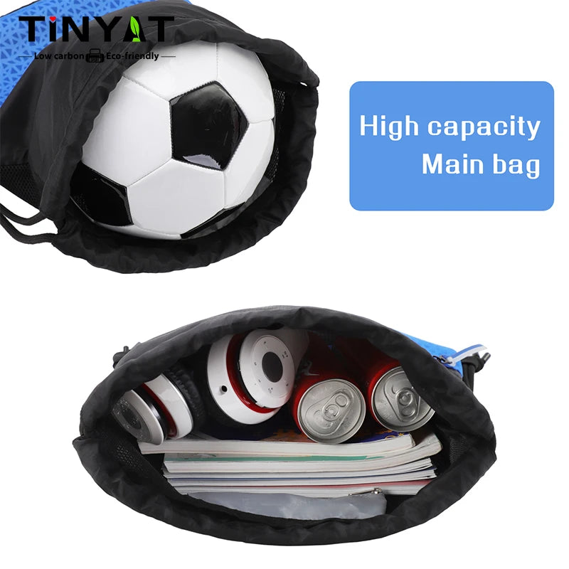 High-Capacity Sports Backpack Newest Design Soccer Ball Storage Elastic Functional Bag Waterproof Portable for Outdoor Camping