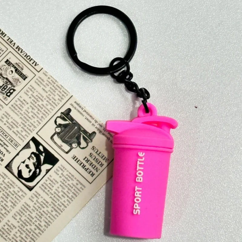 Creativity Weight Piece Barbell Keychain Gym Gifts for Gym Love Weight Piece Detachable Barbell Key Chain Charm Bag Pendant