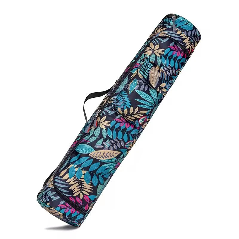 New Fitness Printed Yoga Bag Yoga Mat Bag Sports Mat Bag Pilates Mat Backpack Dance Fitness Mat Cover Sports Backpack