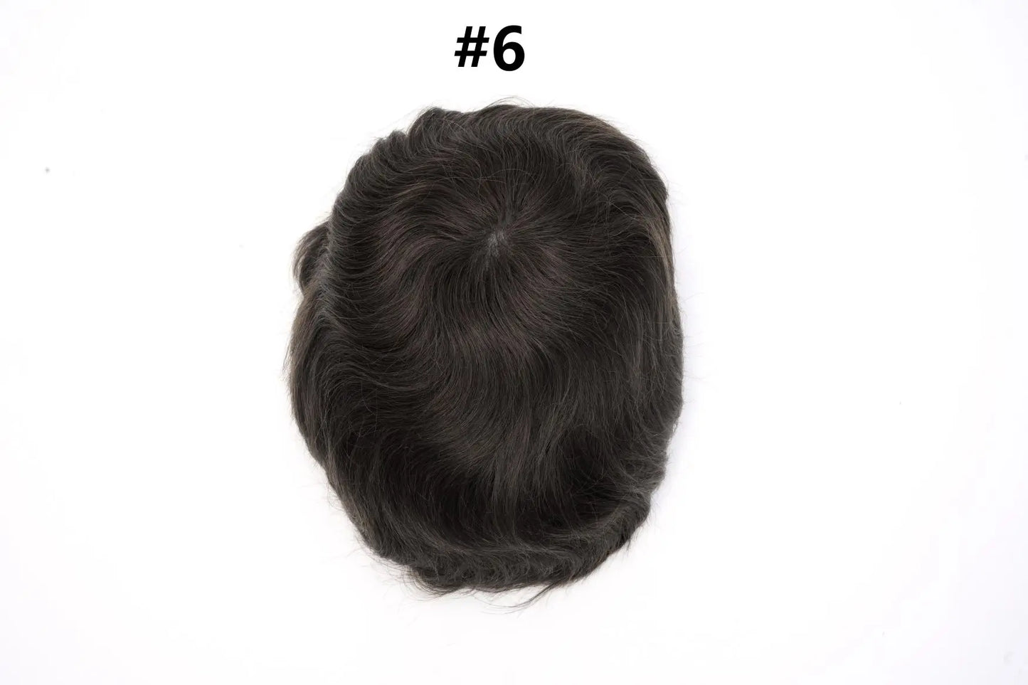 0.03mm Clearance Super Thin Skin Toupee V Loop  Men Toupee Capillary Prothesis Hair Piece For Men Hair Replacement System