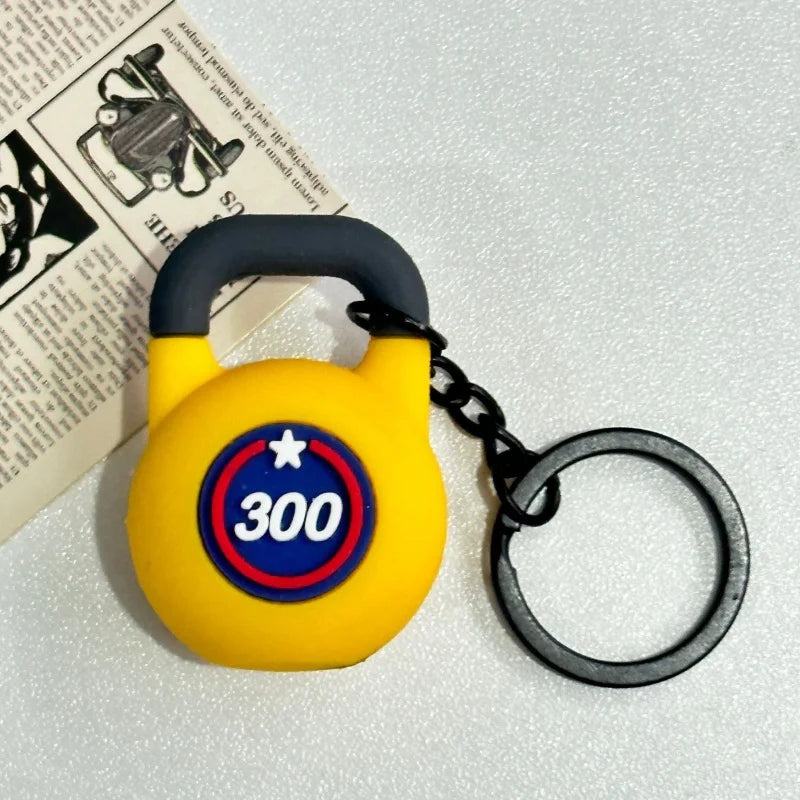 Creativity Weight Piece Barbell Keychain Gym Gifts for Gym Love Weight Piece Detachable Barbell Key Chain Charm Bag Pendant