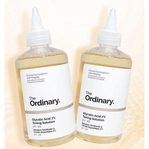 The Ordinary Glycolic Acid 7% Exfoliating Toning Solution, Anti-Wrinkle Anti-Aging Toning Serum, Astringent Pores, Moisturize Brighten And Rejuvenate Your Skin