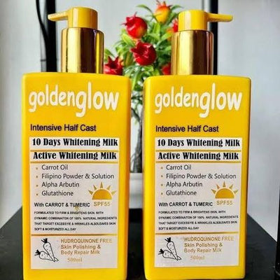 Golden Glow Intensive Half Cast 10 Days Whitening Milk - 500ml