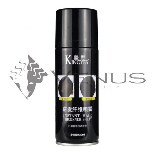 Kingyes Instant Hair Thickener Spray 130ml Black