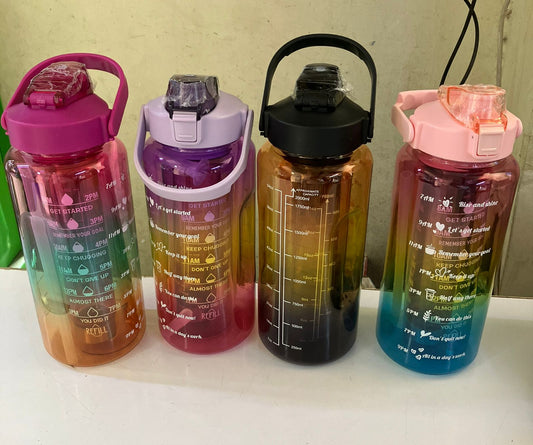 Motivational water bottle 3in 1