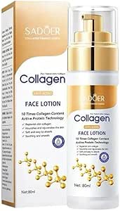 SADOER Collagen Moisturizing Lotion, Oil Free, Hydrates, Refreshes Skin 80ml