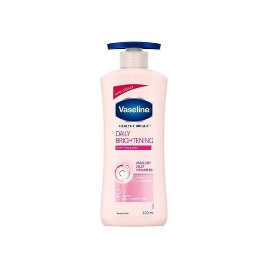 Vaseline Daily Brightening Even Tone Body Lotion For Glowing Skin, With Vitamin B3 & Triple Sunscreens-600ml